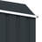 vidaXL Garden Shed Brown Galvanized Steel Large Garden Shed-61626538