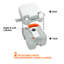 Toilette ronde une pièce 2,6 GPF (siège inclus)