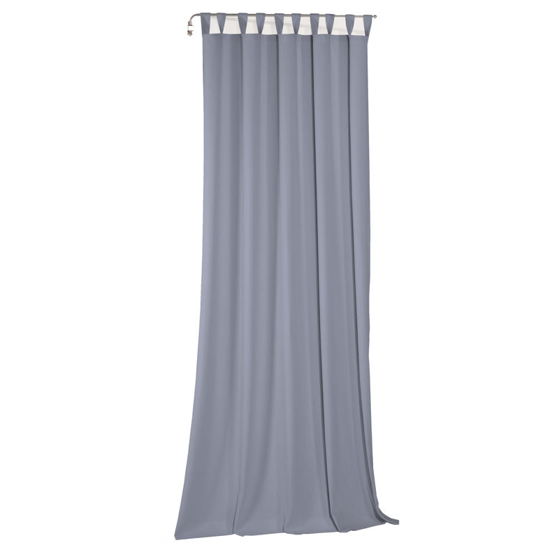 Curtain Panel Panel, Width 132 x Drop 225, Middle Blue