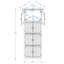 Grande armoire de rangement avec 8 portes et 4 tablettes pour le salon, la cuisine, le bureau, la chambre à coucher, la salle de bain, moderne