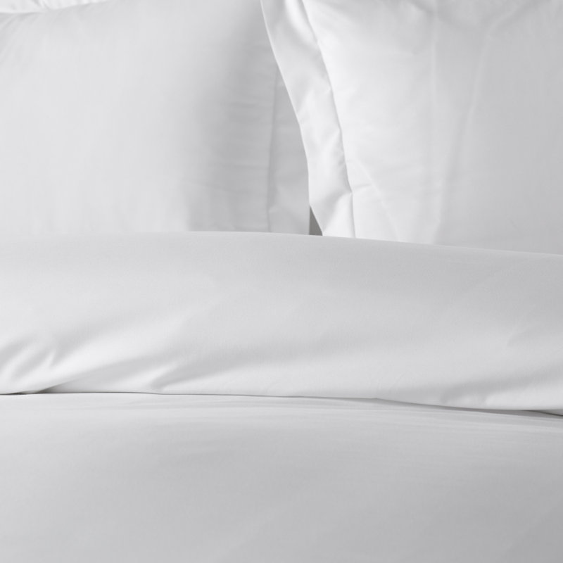 Ensemble de housse de couette en microfibre Wayfair Basics®, Housse de couette très grand et 2 très grandes t, Blanc