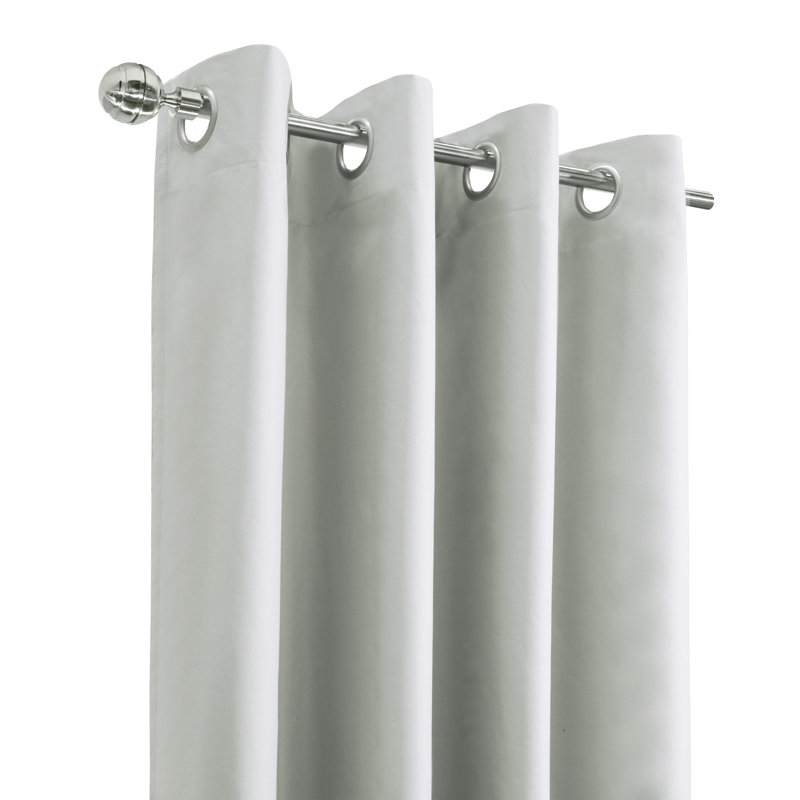Turnervale Curtain Single Panel, 52" W x 108" L, White