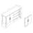 Yenez 60 " W Buffet Table