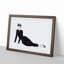 Audrey Hepburn in Abstract - Picture Frame Painting Print on MDF-55686738-55686737