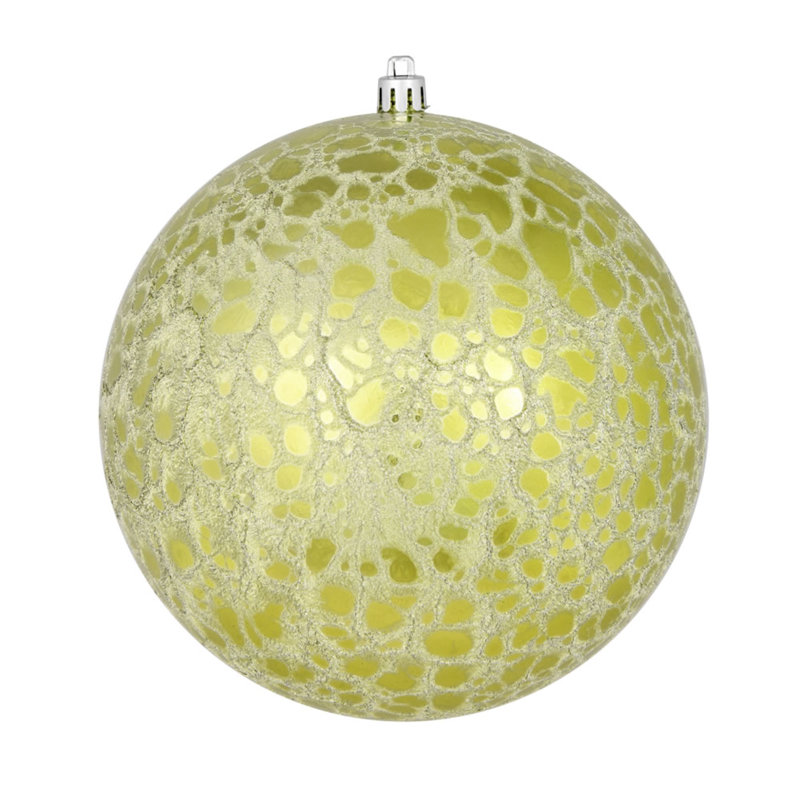 Ornement boule craquelée, Limette
