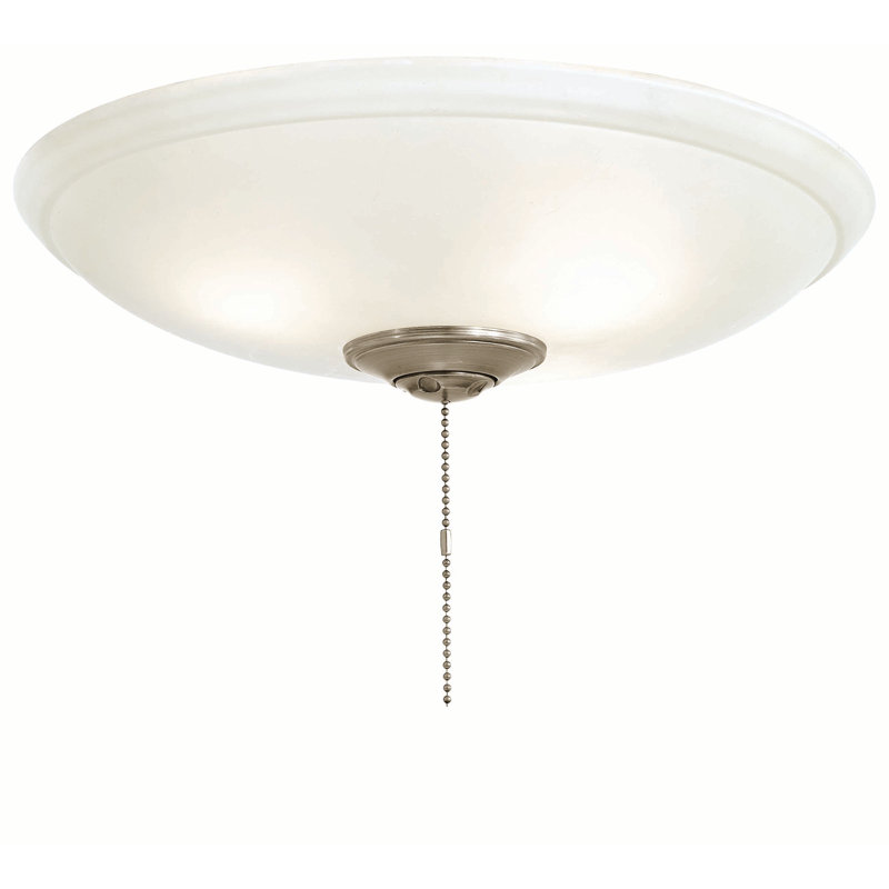 3-Light Universal LED Ceiling Fan Globe Light Kit