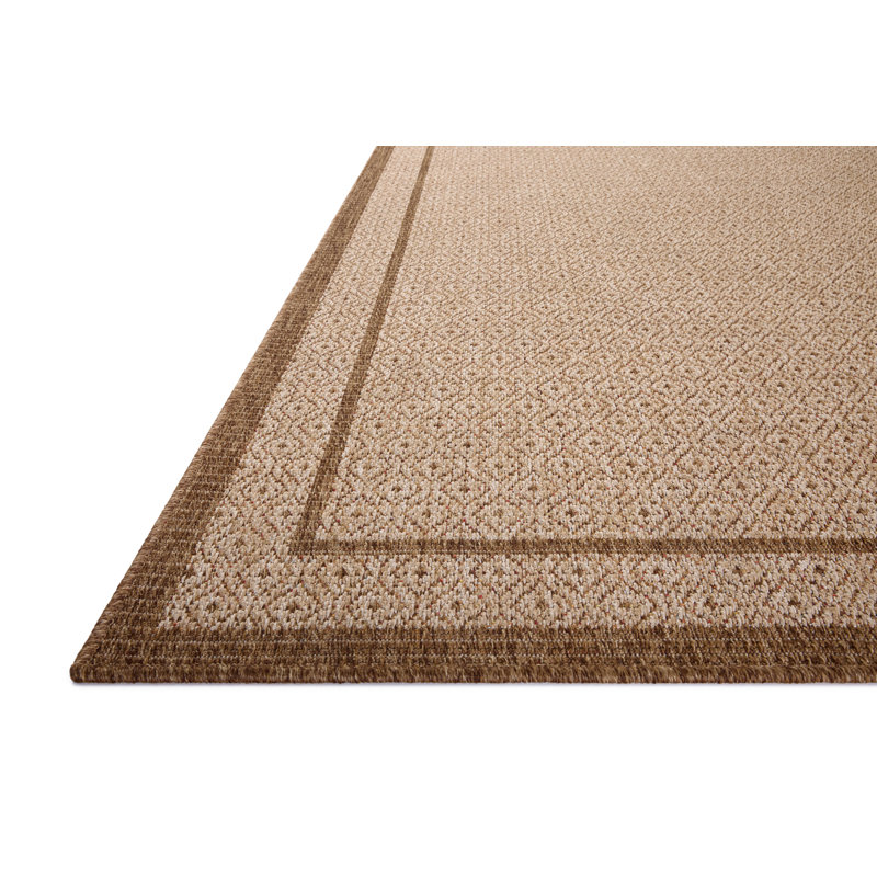 Tapis châtaignier / avoine Gracie Oaks Kanessa, Rectangle 8 pi 9 po x 12 pi 2 po