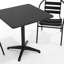 Ensemble de table carrée d'intérieur / extérieur Gearard-2064816594-2064816593