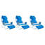 Chaise longue de plage inclinable 3-N-1 Caudill
