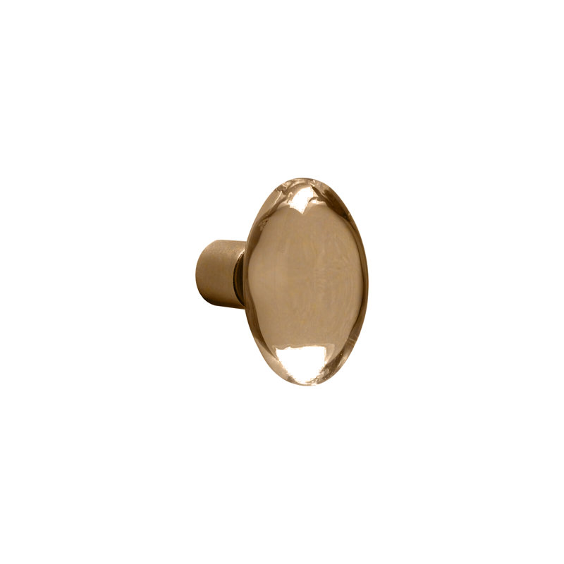 Crystal Bronze Oval Knob, Silicon Bronze Medium