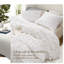 Ensemble de literie charmant pour lit simple / simple TG, microfibre douce, style champêtre français