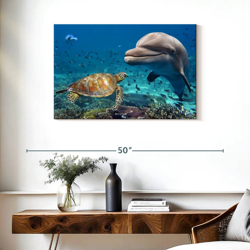 Aletra Underwater Friends, 24" H x 36" W