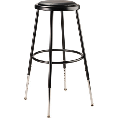 Adjustable Height Ergonomic Lab Stool