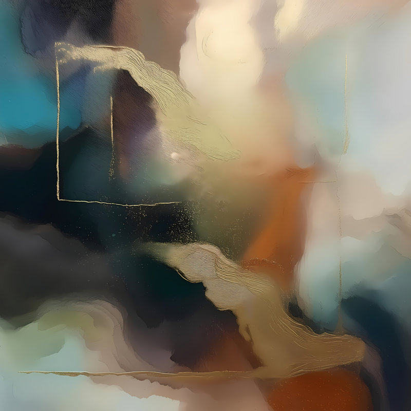 Harmonic Flow, 54" H x 54" W
