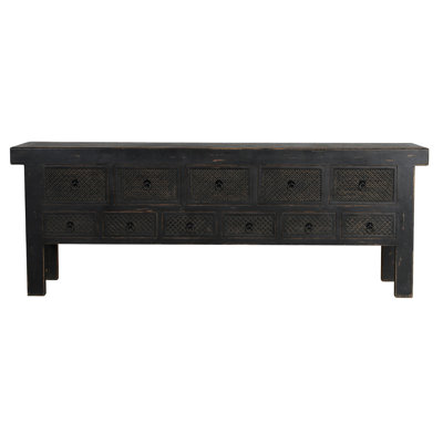 Lahey 93'' Solid Wood Console Table