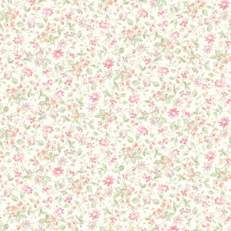 Rouleau de papier peint embossé 3D 33 'x 20,5 "Springtime Cottage Dense, Rose