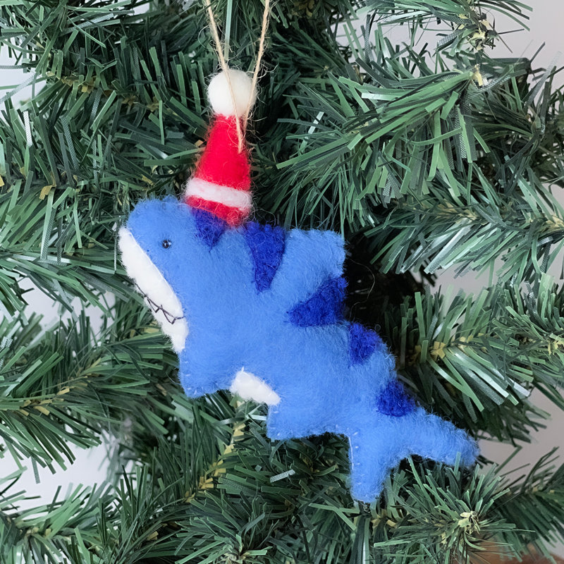 Ensemble de 2 figurines décoratives Shark Santa