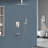 3-Function High-Pressure Rainfall Shower System, Tub Faucet Set