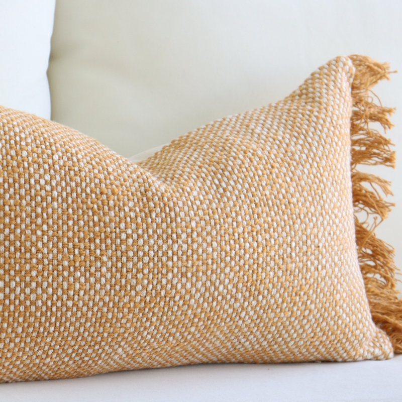 Cotton Pillow Cover, Yellow
