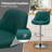 Kiomy Swivel Upholstered Faux Leather Adjustable Height Counter Stool-2051298997-2074419499