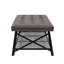 Table basse capitonnée en similicuir