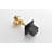 3/4" Cast Metal Extra High Flow Shower Valve - Volume Control, Brass Handle, Matt Black Exterior Adjustable Flow, Black, Product