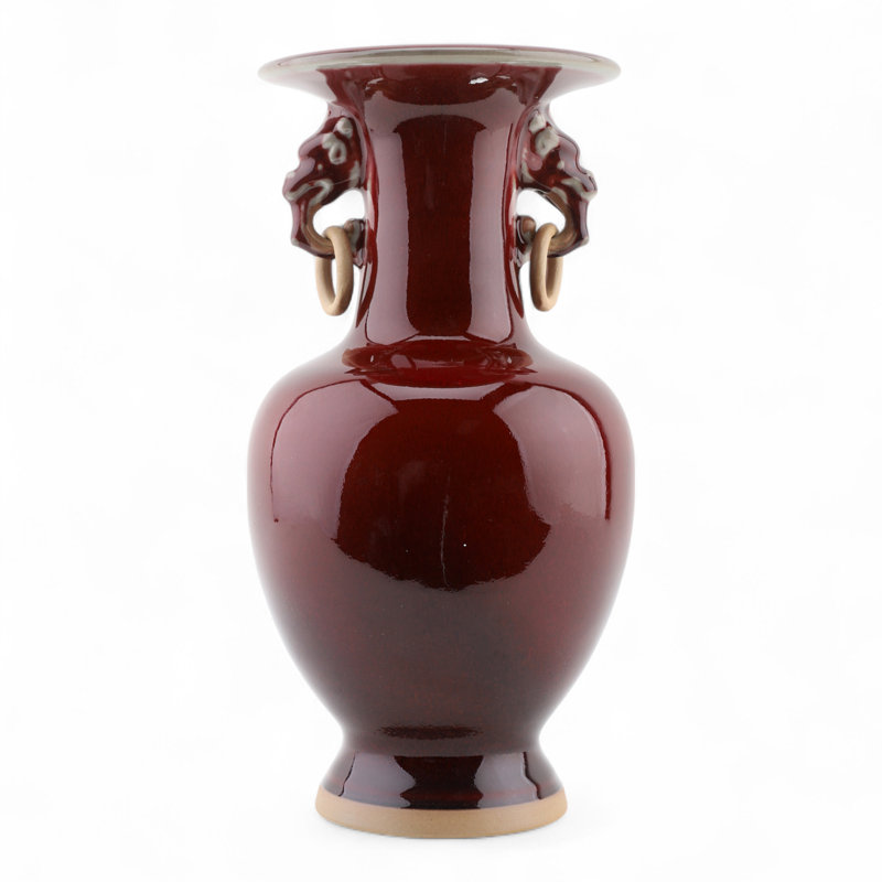 Vase en porcelaine Sang de bœuf
