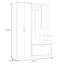 Tyneside Hall Tree 135cm Wide with Bench and Shoe Storage-1168163149