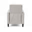 Fauteuil inclinable manuel en lin-1572612986