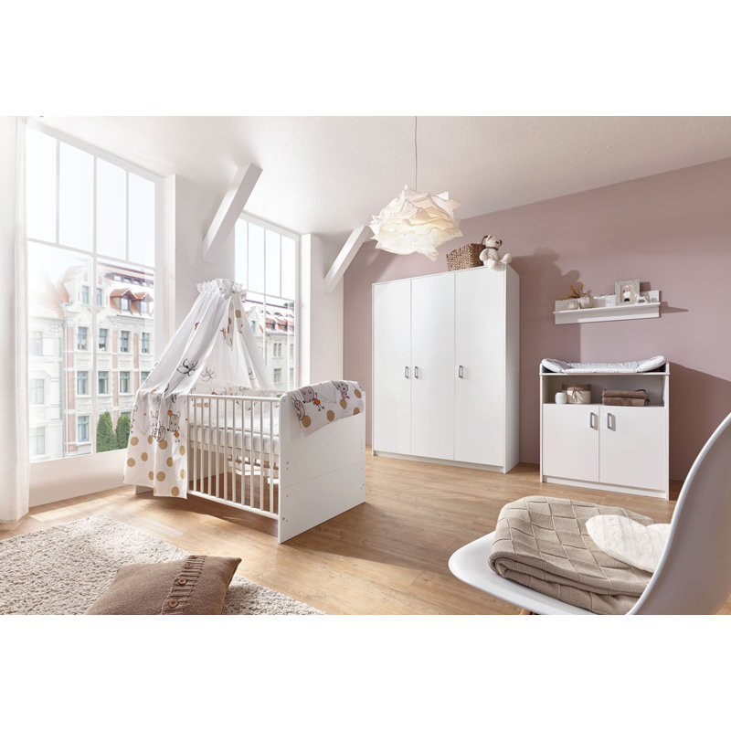 Classic White Changing Table Dresser
