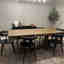 Vitti Farmhouse  Rectangular 86'' L x 38''W Trestle Dining Table  Solid Wood Desktop With 2 Drawers
