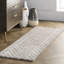Tapis beige / gris en laine touffeté à la main Laub-279152076