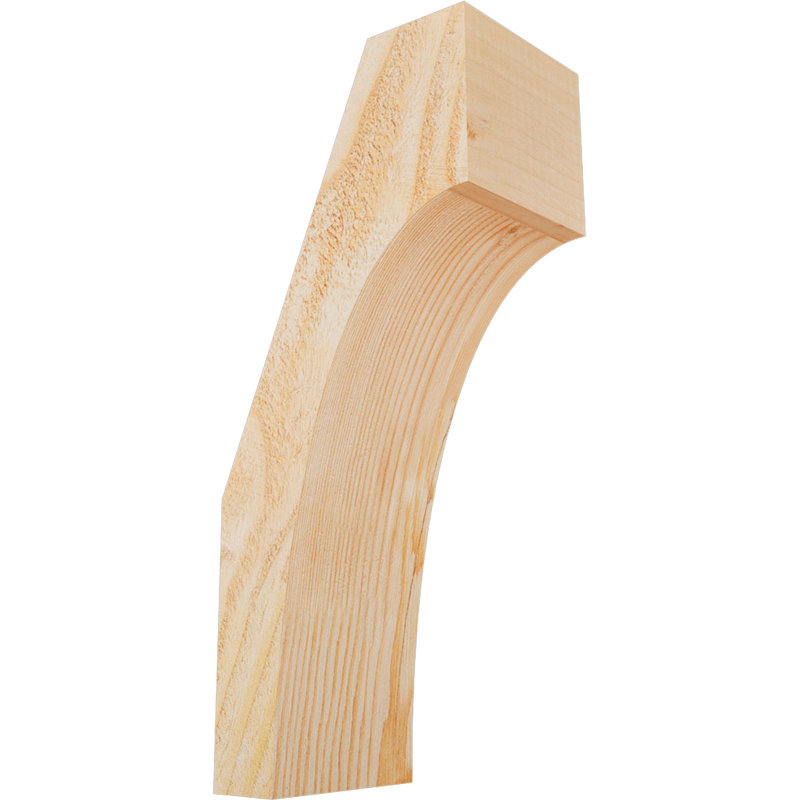 Attelle de genou Westlake, Sapin de Douglas, Scié brut, H 14 po x l 4 po x P 6 po