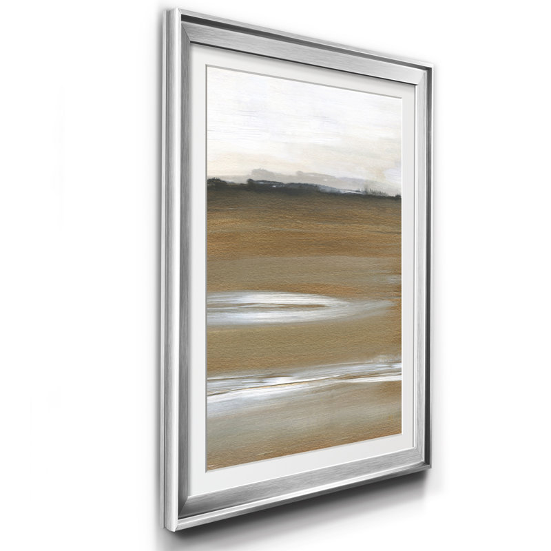 Champ II - reproduction de cadre photo, Argent, H 22,5 po x l 30,5 po x P 1,5 po