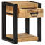 40cm W Iron Bedside Table
