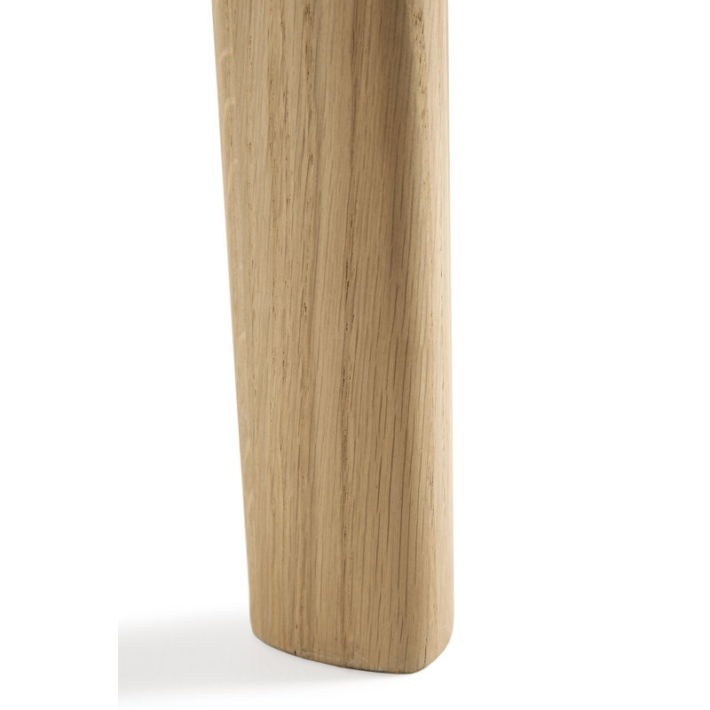 Bok Round Solid Oak Dining Table, Tan