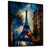 Toile avec cadre flottant noir