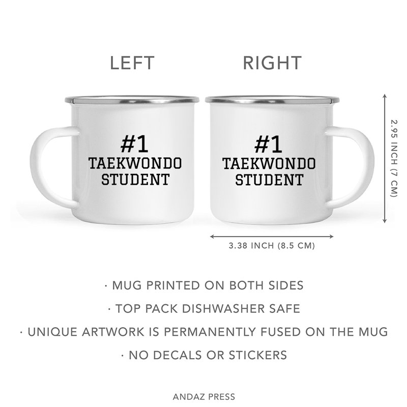 Tasse de camping Campfire, Étudiant de taekwondo