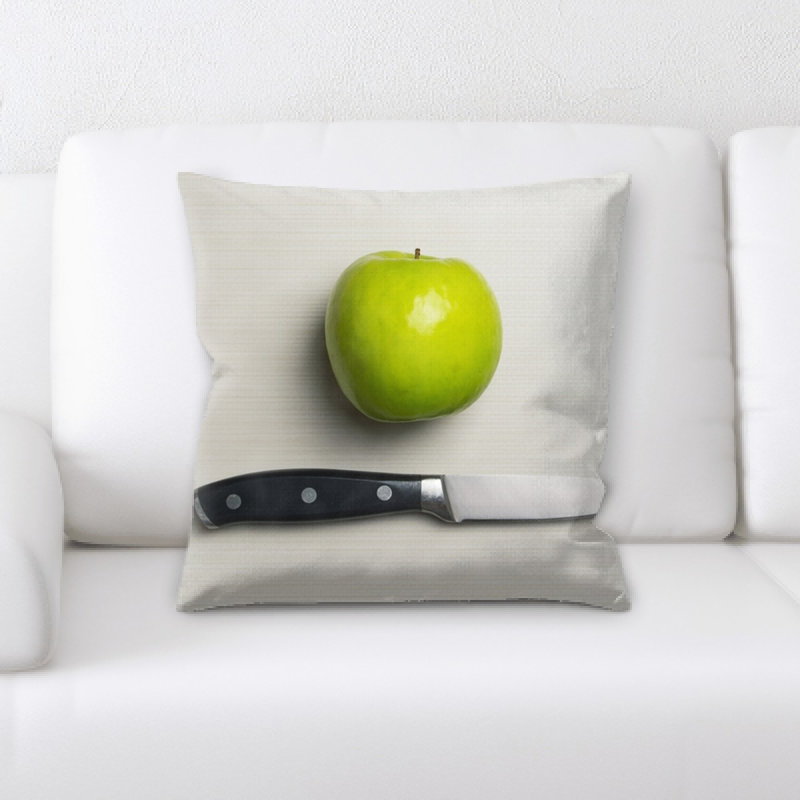 Microsuede Reversible Throw Pillow
