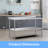 Stainless Steel Table With Undershelf & Backsplash