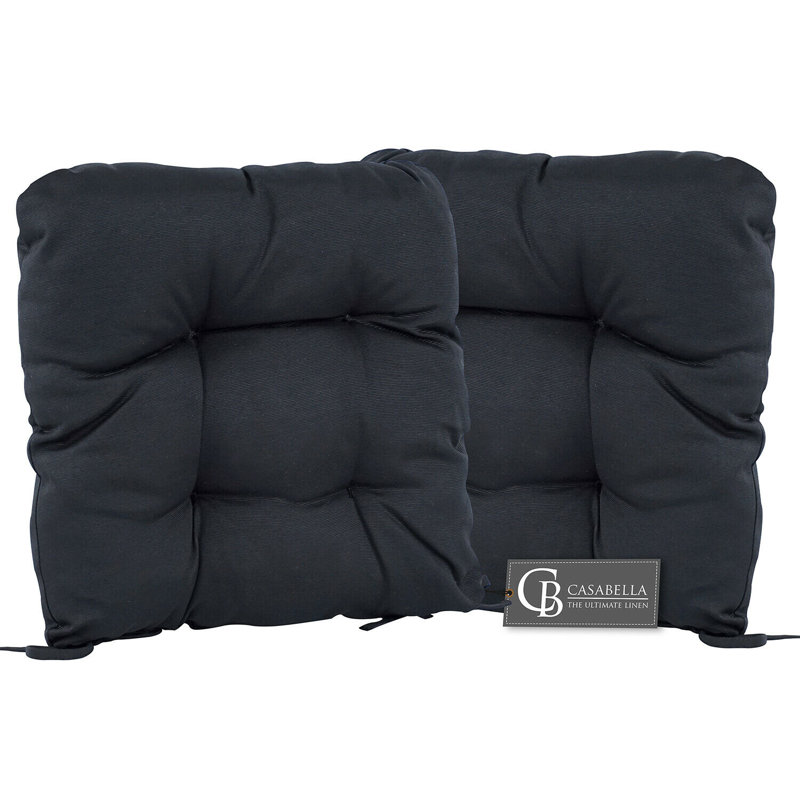 Comfortable Garden Seat Cushion, Black