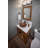 Eden Bath 16.38'' Brown Tempered Glass Circular Bathroom Sink