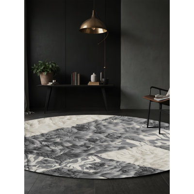 Silky Soft Plush Gray Area Rug