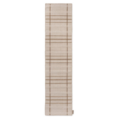Line Flatweave Striped Area Rug in Beige