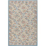 Hand-Knotted High-Quality Beige Area Rug