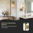 1 -  Light Modern Black Glass Wall Sconce Bathroom Vanity Light Fixture (Set of 2)-125965350