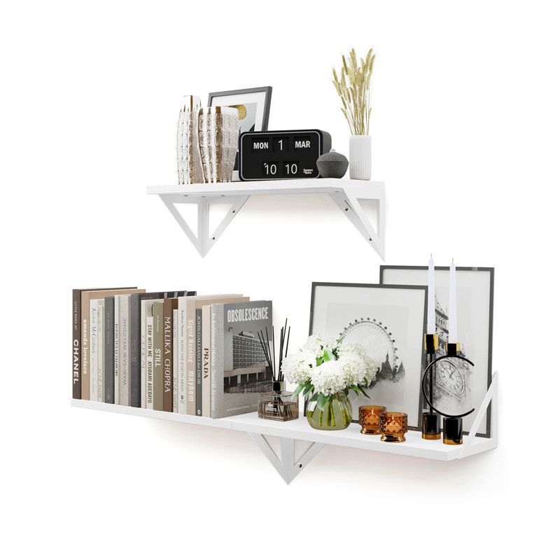 Allida Wood Floating Shelf