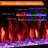Beldin WiFi-Enabled 88 inches Electric Fireplace with Alexa or App-1654826193