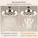 39.4" Bladeless Ceiling Fan with Remote and 10 lights