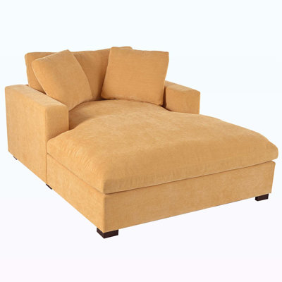 Classic Design Oversized Lounge Chaise Chair